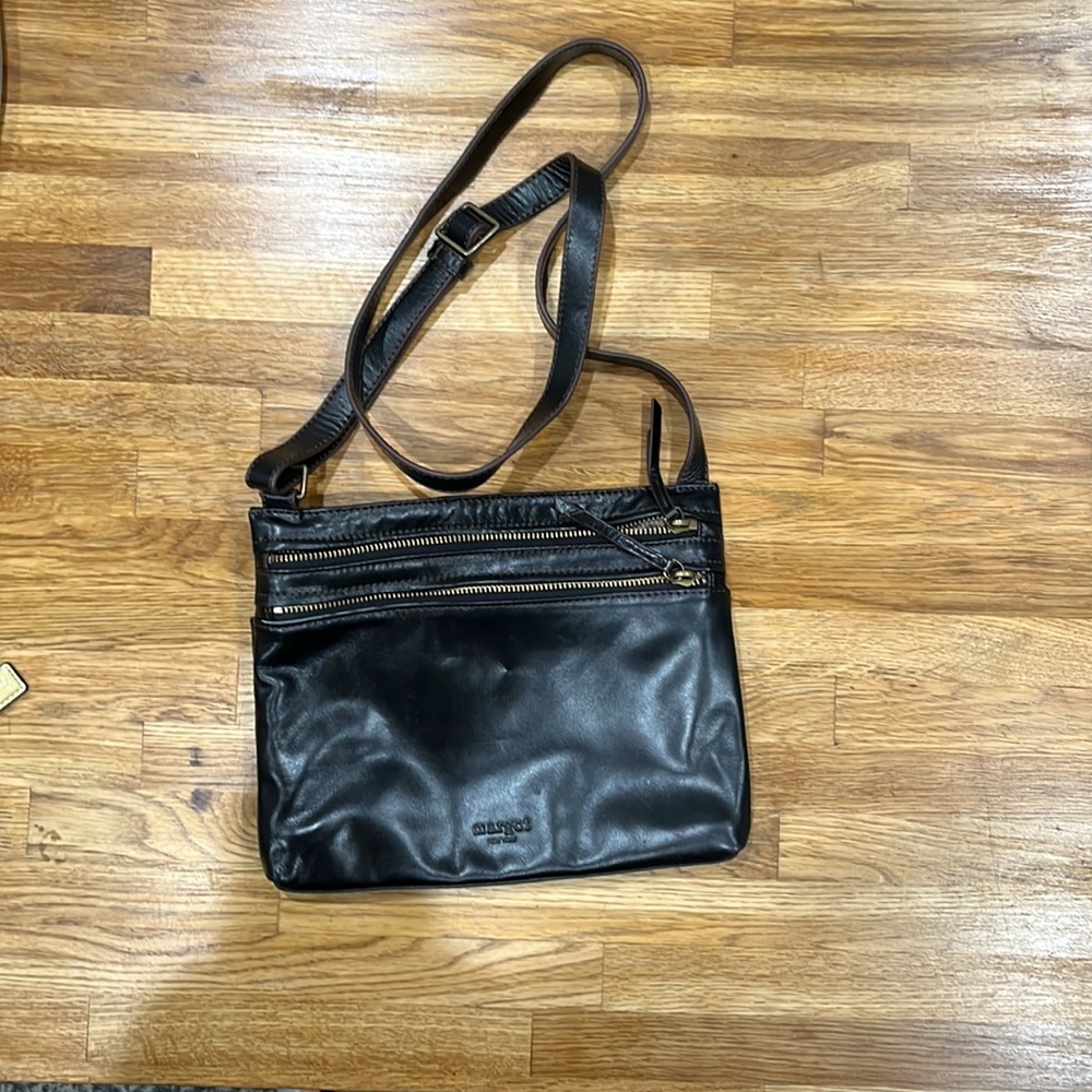 Dark brown Margot crossbody purse